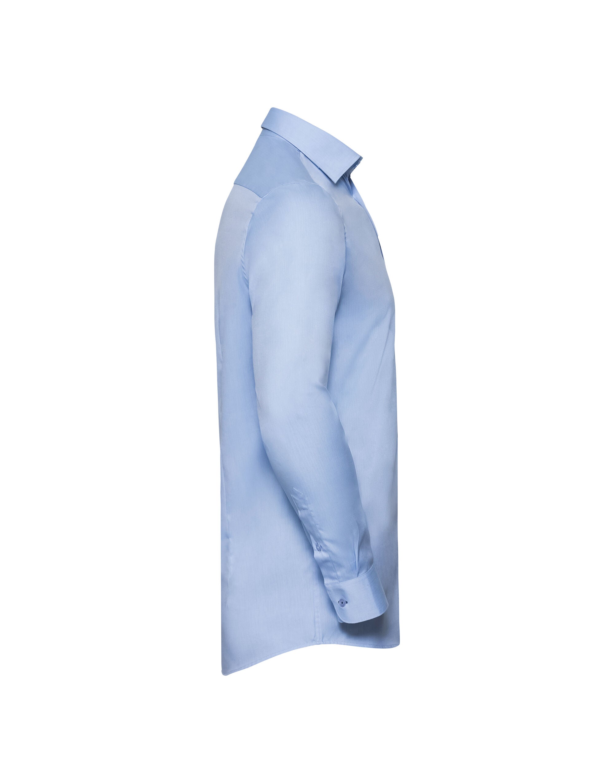 Men's Long Sleeve Tailored Contrast Herringbone Shirt 