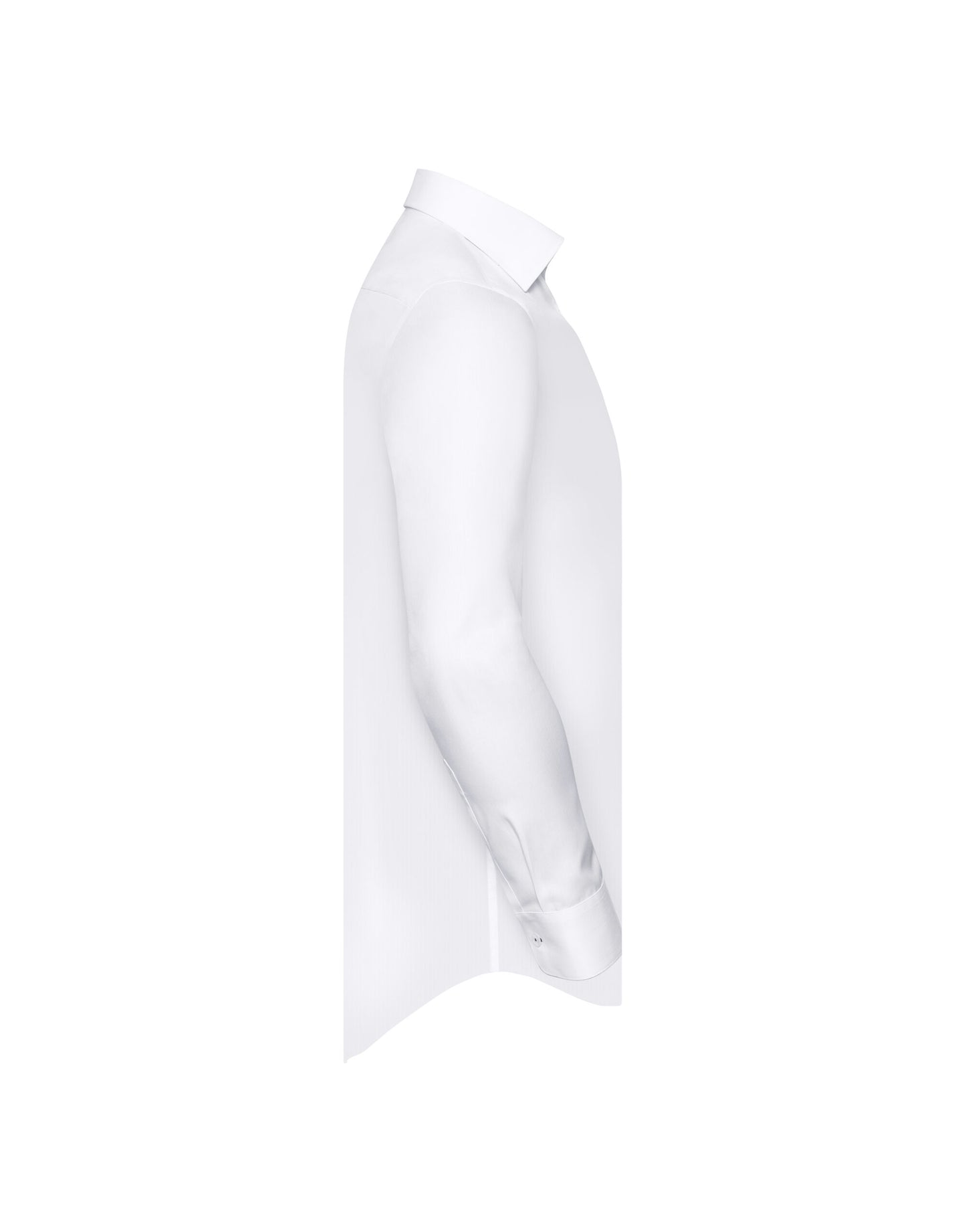 Men's Long Sleeve Tailored Contrast Herringbone Shirt 