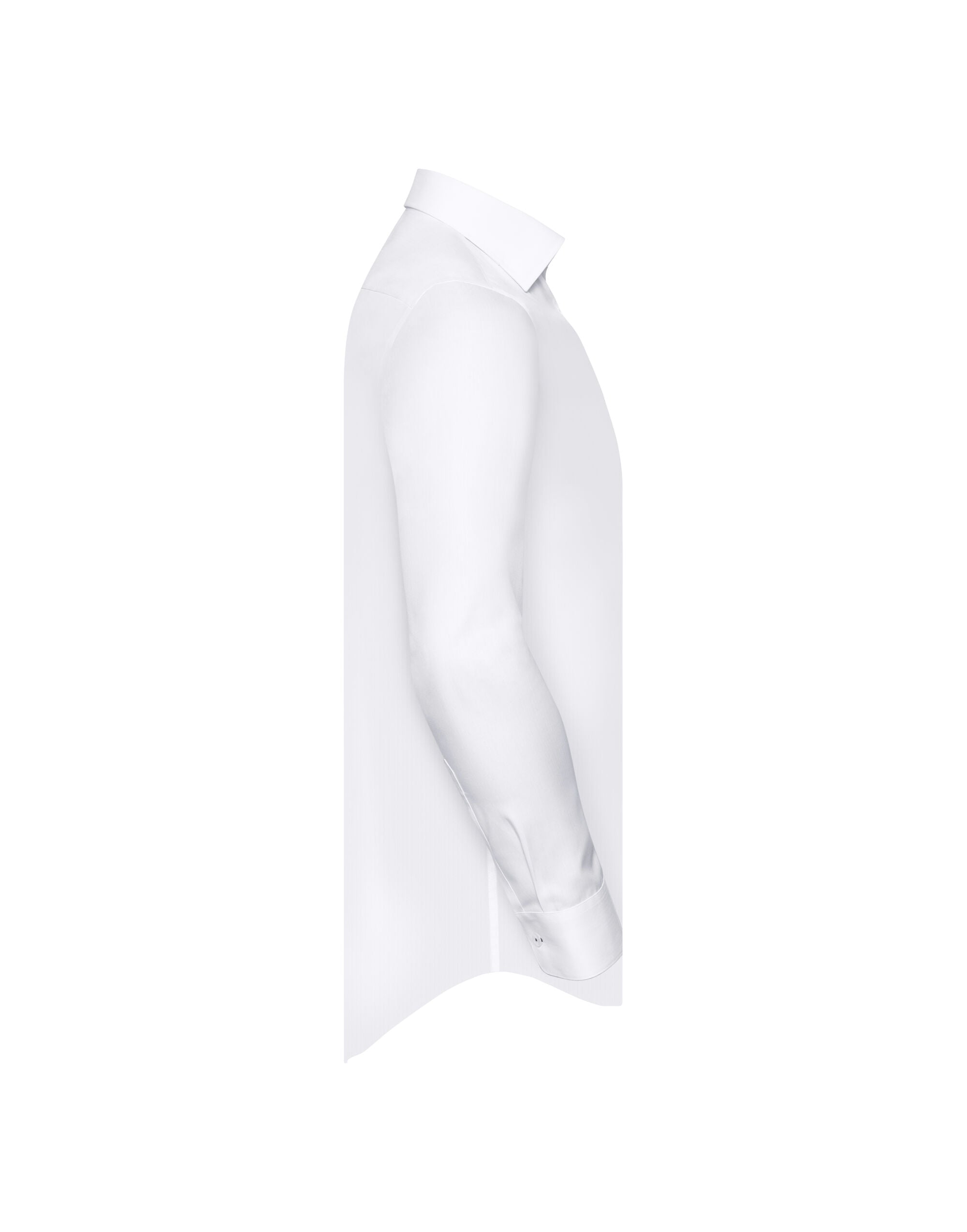 Men's Long Sleeve Tailored Contrast Herringbone Shirt 