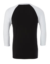 Canvas Unisex 3/4 Sleeve Baseball Tee