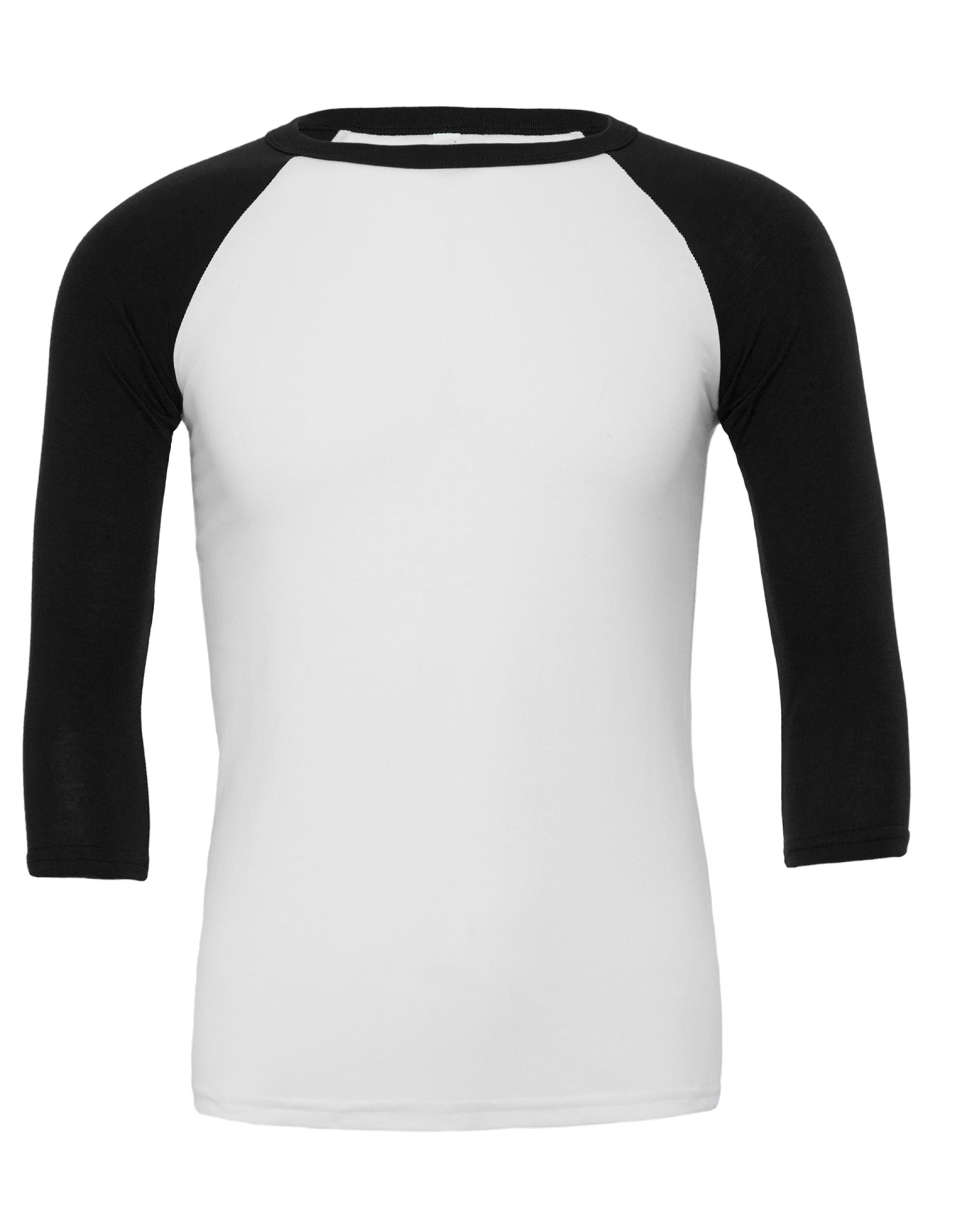Canvas Unisex 3/4 Sleeve Baseball Tee