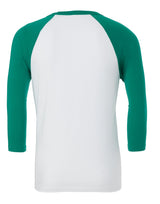 Canvas Unisex 3/4 Sleeve Baseball Tee