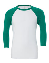 Canvas Unisex 3/4 Sleeve Baseball Tee