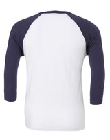 Canvas Unisex 3/4 Sleeve Baseball Tee