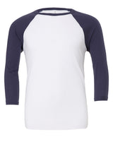Canvas Unisex 3/4 Sleeve Baseball Tee