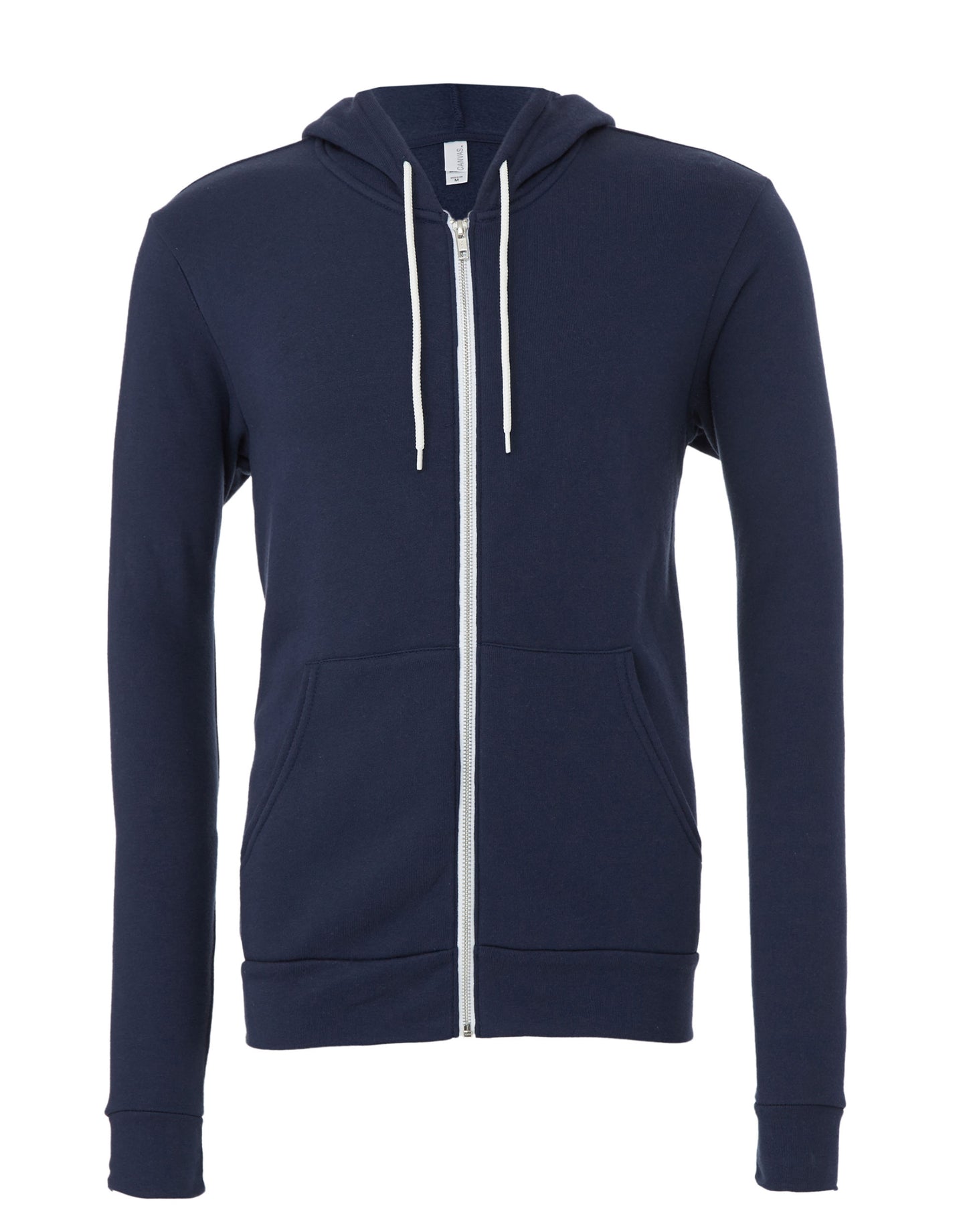 Canvas Unisex Poly-Cotton Fleece Full-Zip Hoodie