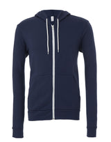 Canvas Unisex Poly-Cotton Fleece Full-Zip Hoodie