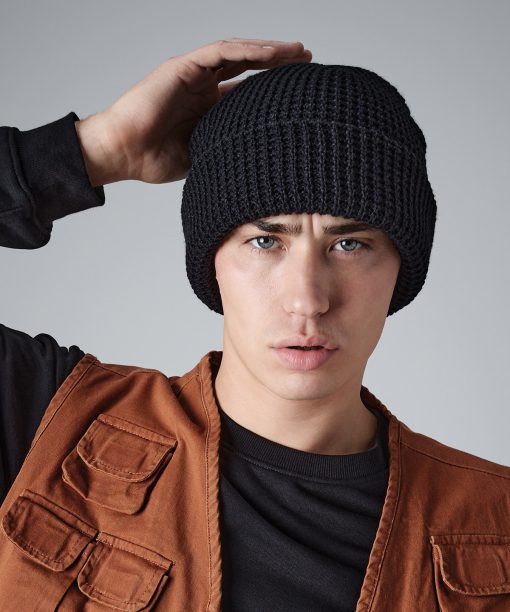 Classic waffle knit beanie