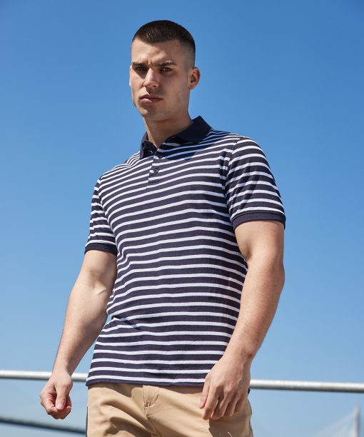 Striped Jersey polo shirt