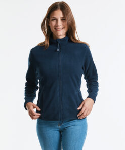 Women's full-zip fitted microfleece