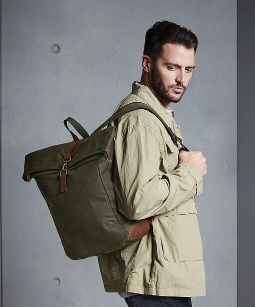 Heritage waxed canvas backpack