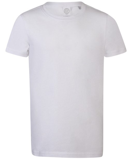 Kids longline T with dipped hem