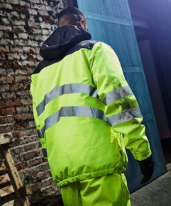 Tactical hi-vis bomber jacket