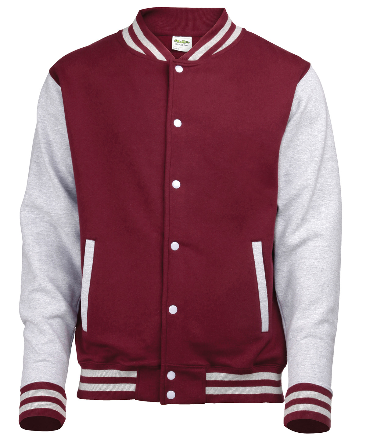 Burgundy/Heather Grey