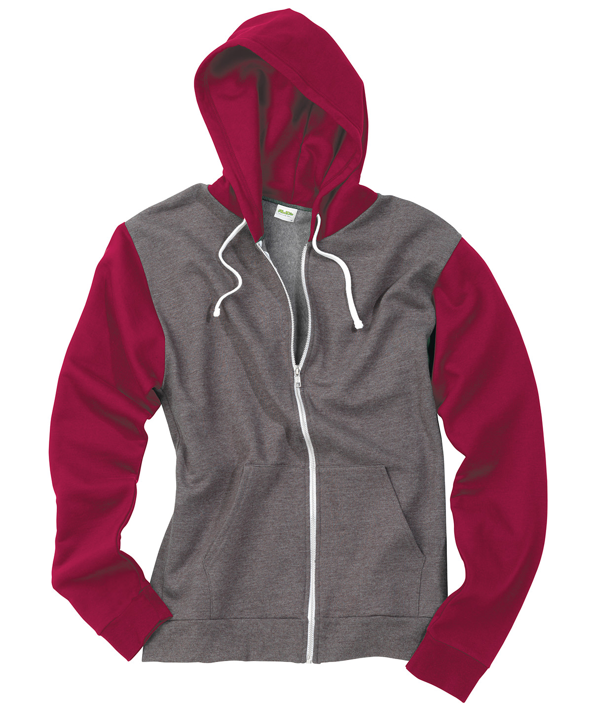 Charcoal Grey/Burgundy