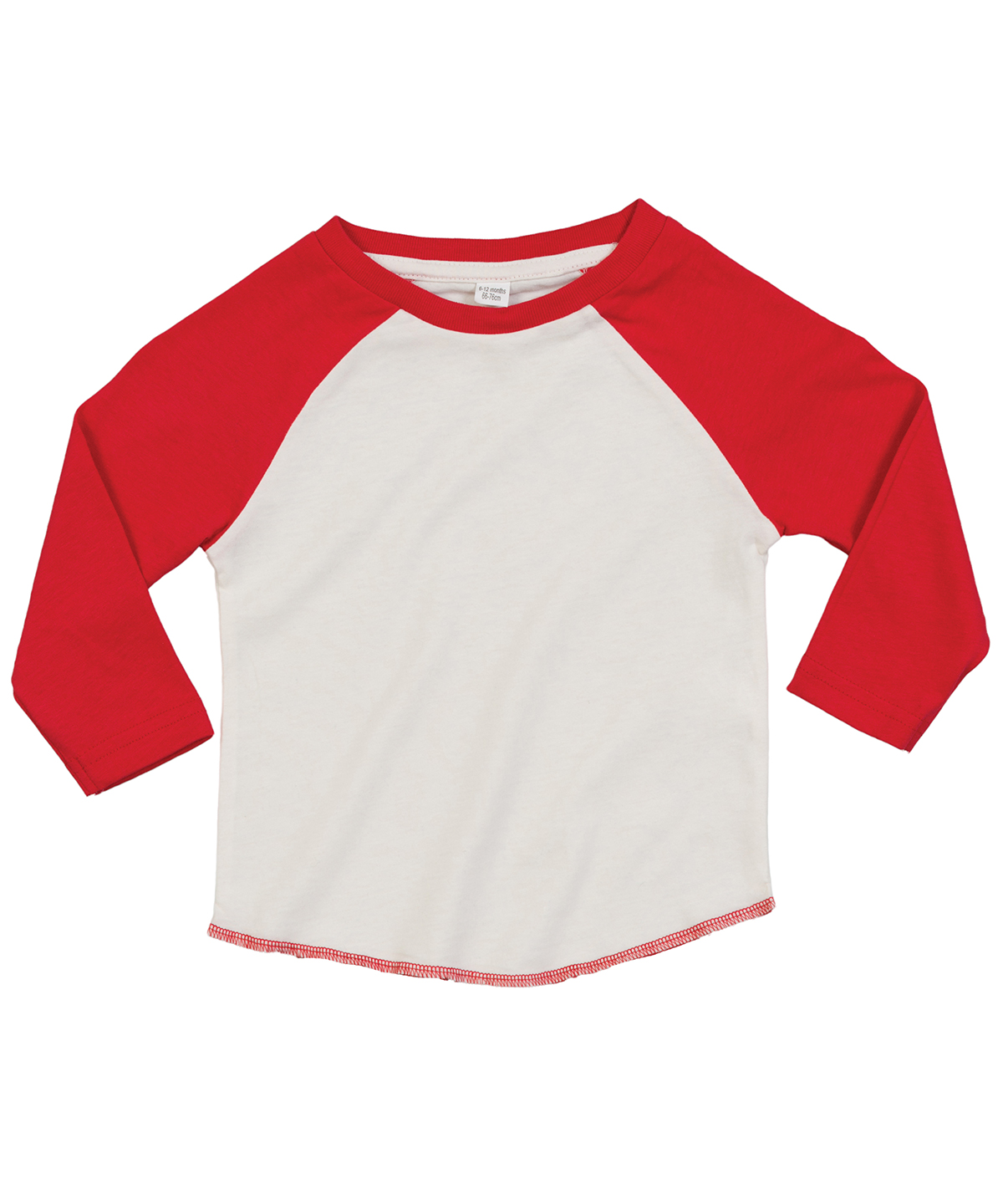 Organic Washed White/Warm Red