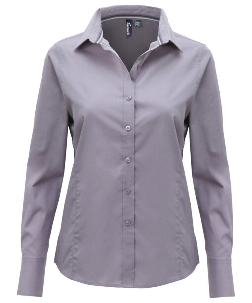 Women's long sleeve fitted "Friday bar shirt"