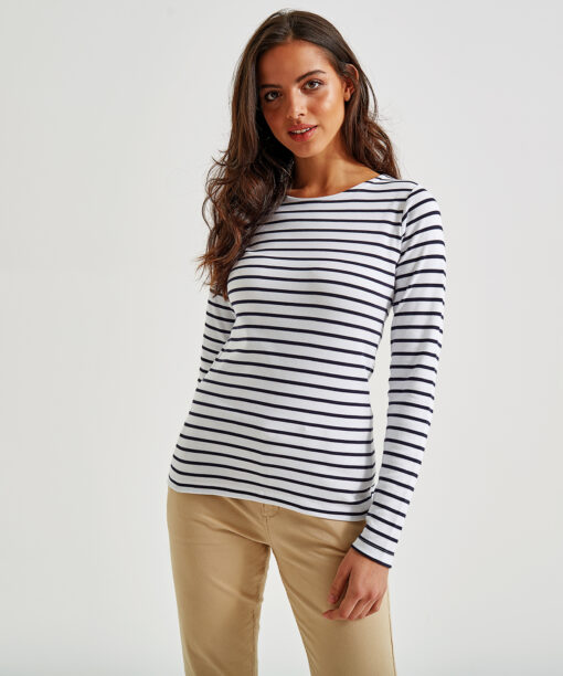 Women's Marinière coastal long sleeve tee