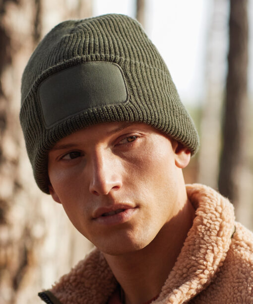 Thinsulate patch beanie