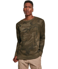 Camo crew neck