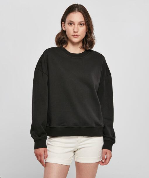 Womens oversized crew neck sweatshirt