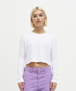 Women's long sleeve cropped T