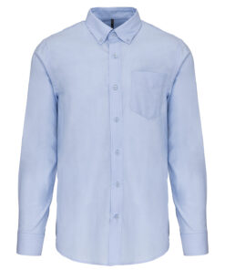 Men's long-sleeved Oxford shirt