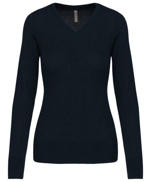 Ladies' V-neck jumper