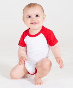 Essential short-sleeved baseball bodysuit