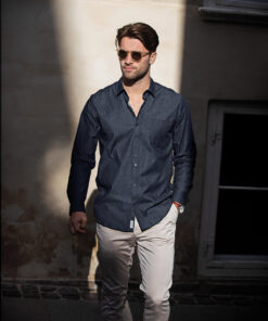 Torrance modern fit  raw and stylish denim shirt