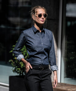 Womens Torrance  raw and stylish denim shirt