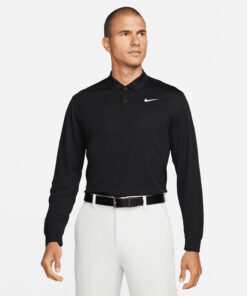 Nike Dri-FIT Victory solid long sleeve polo