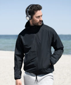 Carmel  minimalistic hooded windbreaker