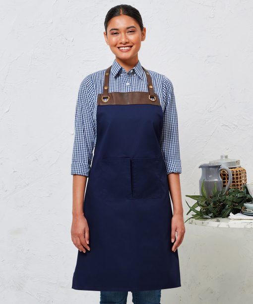 Espresso bib apron