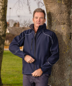 Hooded softshell jacket