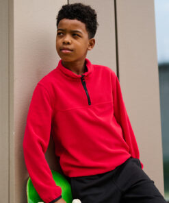 Kids half-zip microfleece