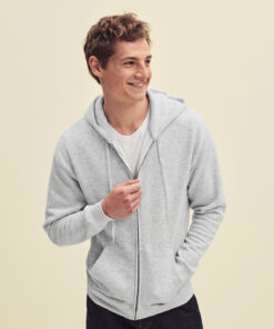 Premium 70/30 hooded sweatshirt jacket