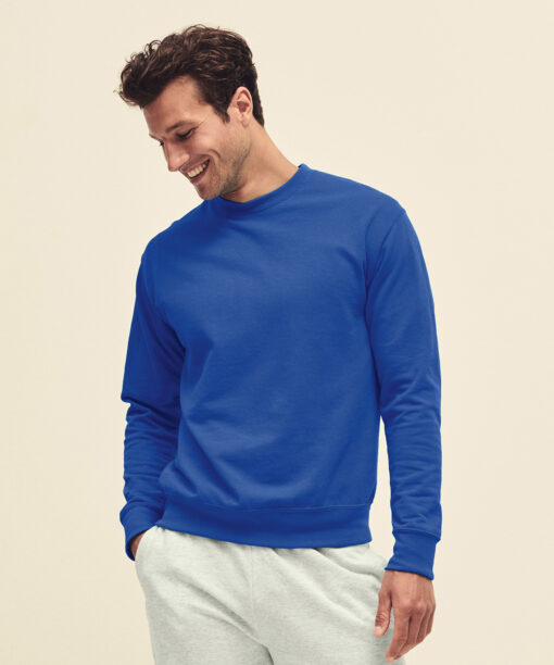 Lightweight set-in sweatshirt