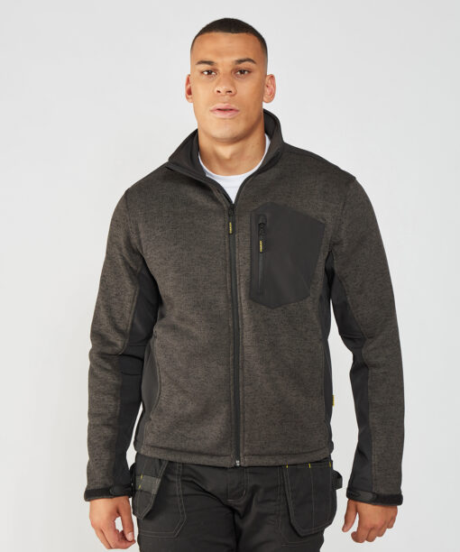 Brady zip-through knitted fleece