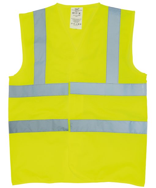 Flame-retardant hi-vis sleeveless waistcoat (HVW100FR)