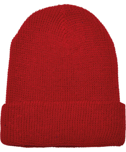 Recycled yarn waffle knit beanie (1505RY)