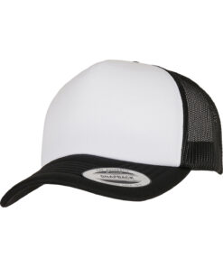 YP Classics® curved foam trucker cap  white front (6320W)