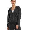 Womens vintage heavy zip hoodie