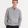 Wakhan ¼ regen zip knit sweater