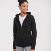 Women's authentic zipped hooded sweatshirt