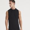 Urban sleeveless muscle hoodie