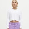 Women's long sleeve cropped T