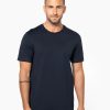 Short-sleeved crew neck T-shirt