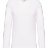 Men's long-sleeved V-neck T-shirt