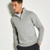 Regular fit ¼-zip sweatshirt